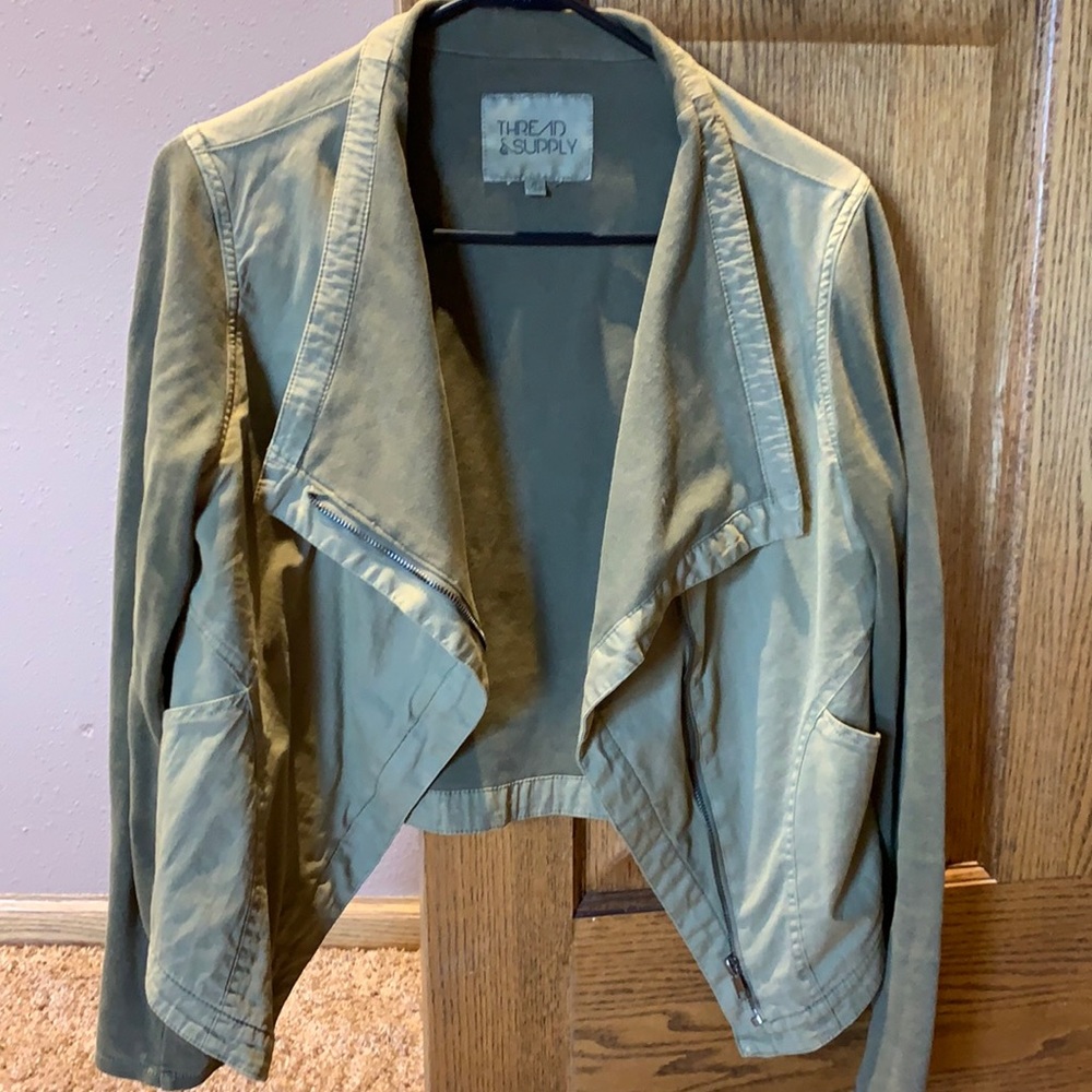 Army green jacket